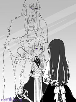 Luna and Meneldin